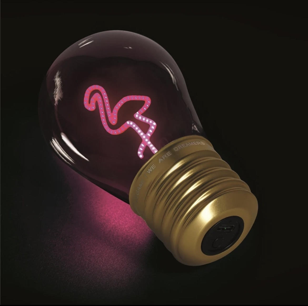 LEGAMI BULB FICTION - LAMPADA DA TAVOLO - FLAMINGO