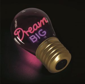 LEGAMI BULB FICTION - LAMPADA DA TAVOLO - DREAM BIG