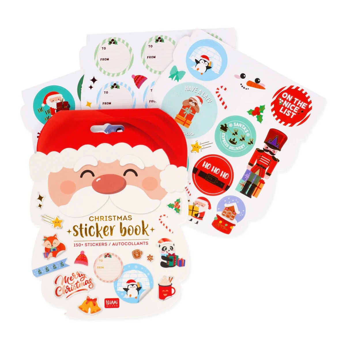 LEGAMI STICKER BOOK - SET STICKERS NATALIZI - SANTA CLAUS