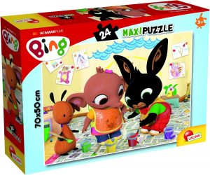 PUZZLE MAXI 24 PEZZI BING 70X50 CM